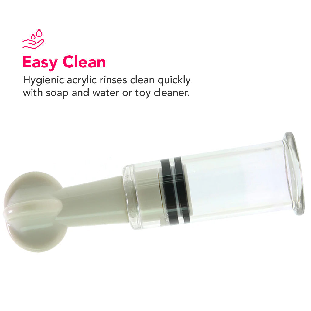 Pumped Small Nipple Suction Set in Clear Bondage and Fetish > Nipple Stimulators & Clamps - Tophatter Daily Deals