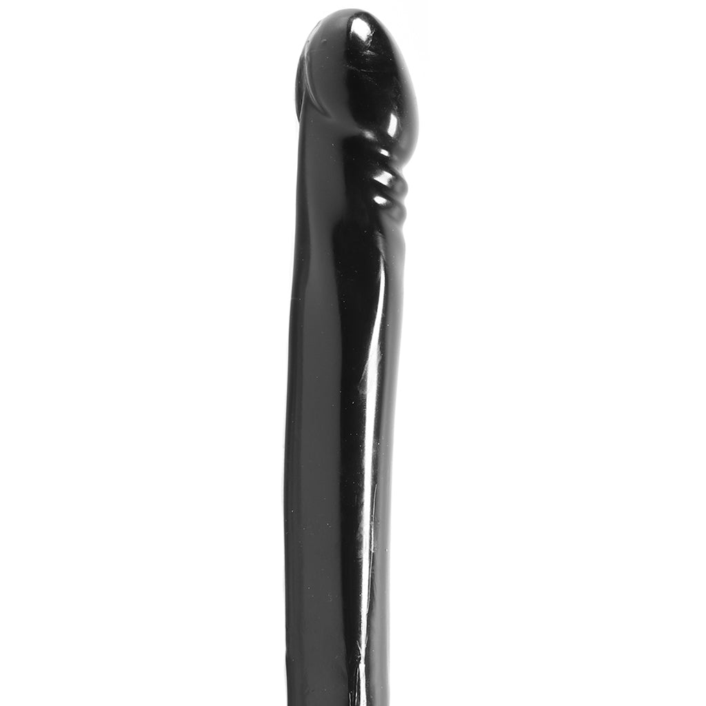 Smooth Double Header 18 Inch Dildo in Black Dildo Sex Toys > Double Ended Dildos - Tophatter Daily Deals