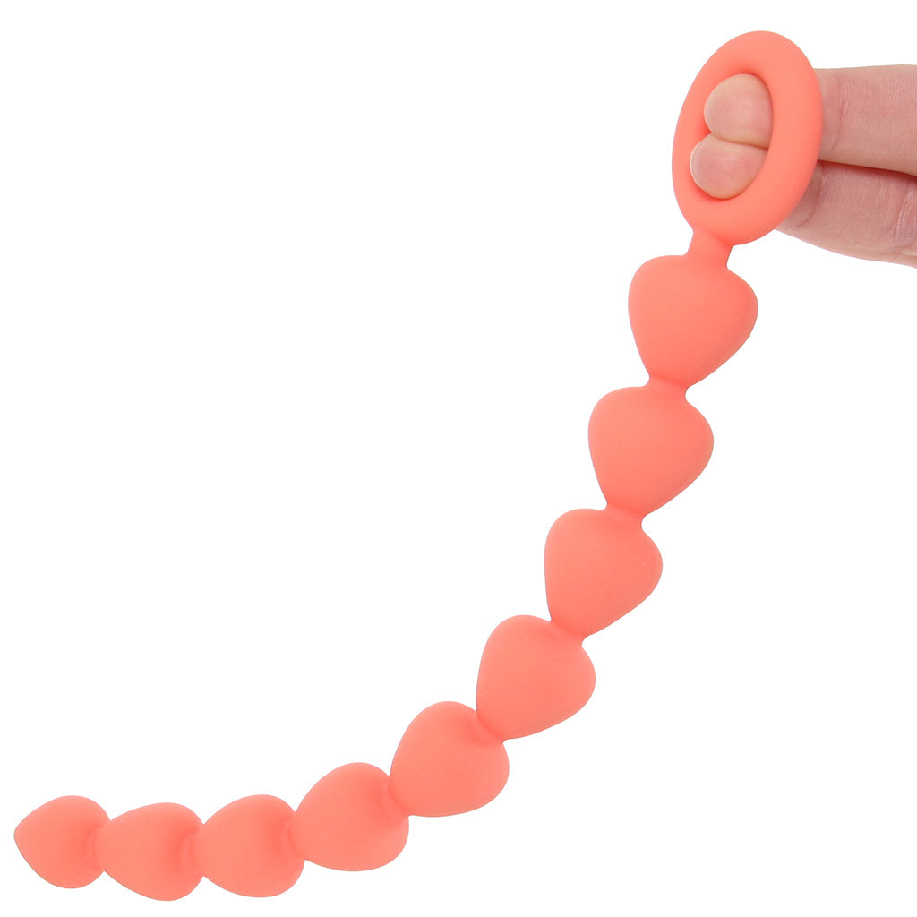 S&M Peaches 'n CreaMe Silicone Anal Beads - Tophatter's Adult Sex Toys Online Anal Sex Toys > Anal Beads - Tophatter Daily Deals