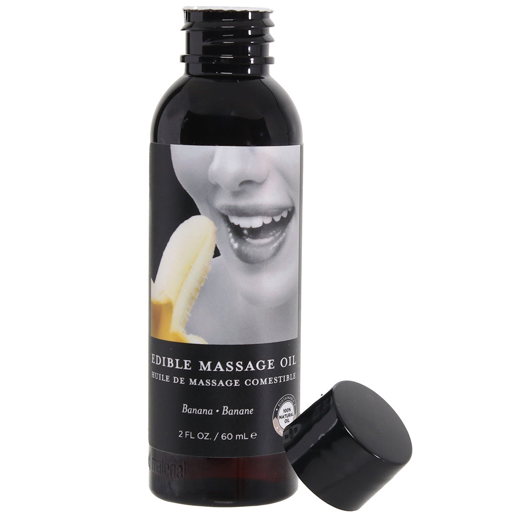 Edible Massage Oil 2oz/60ml in Banana Sensual Love > Massage - Tophatter Daily Deals