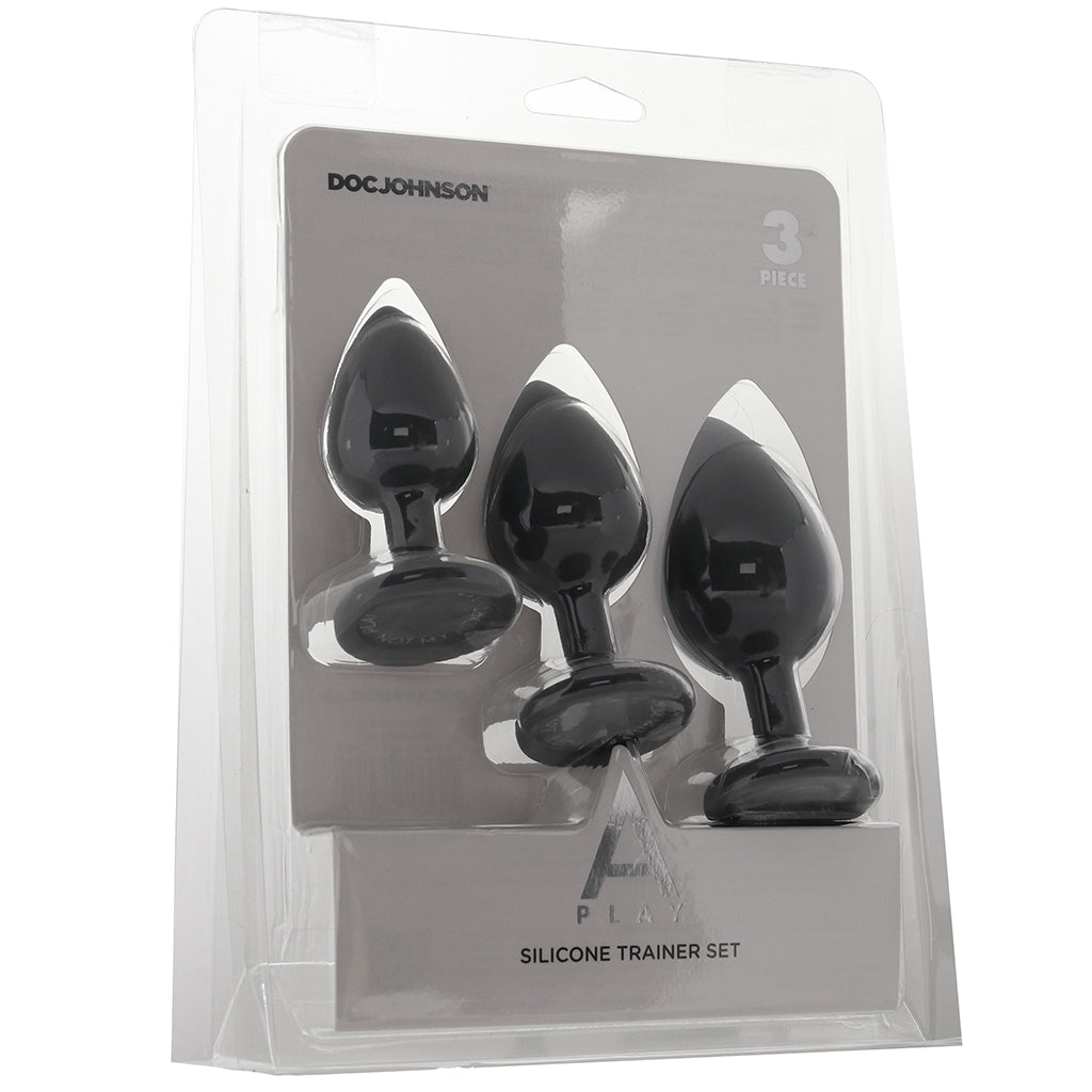 A-Play Silicone 3 Piece Anal Trainer Set Anal Sex Toys > Butt Plugs - Tophatter Daily Deals