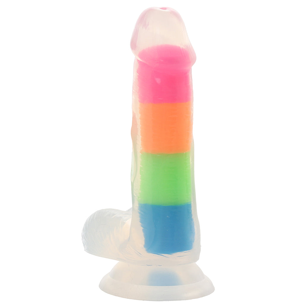 Neo Elite Rainbow Rave 6.5 Inch Dildo Dildo Sex Toys > Realistic Dildos - Tophatter Daily Deals