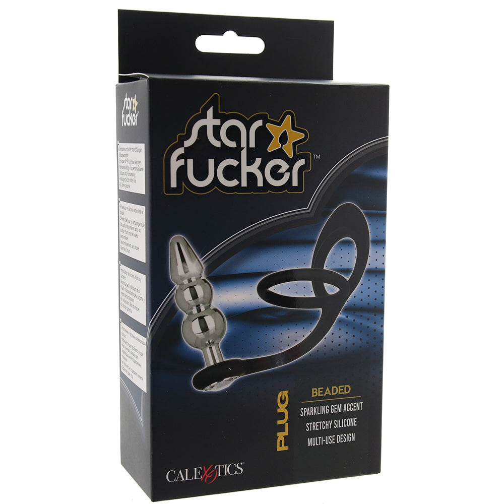 Star F**ker Erection Enhancer and Beaded Plug - Tophatter's Adult Products Anal Sex Toys > Butt Plugs - Tophatter Daily Deals