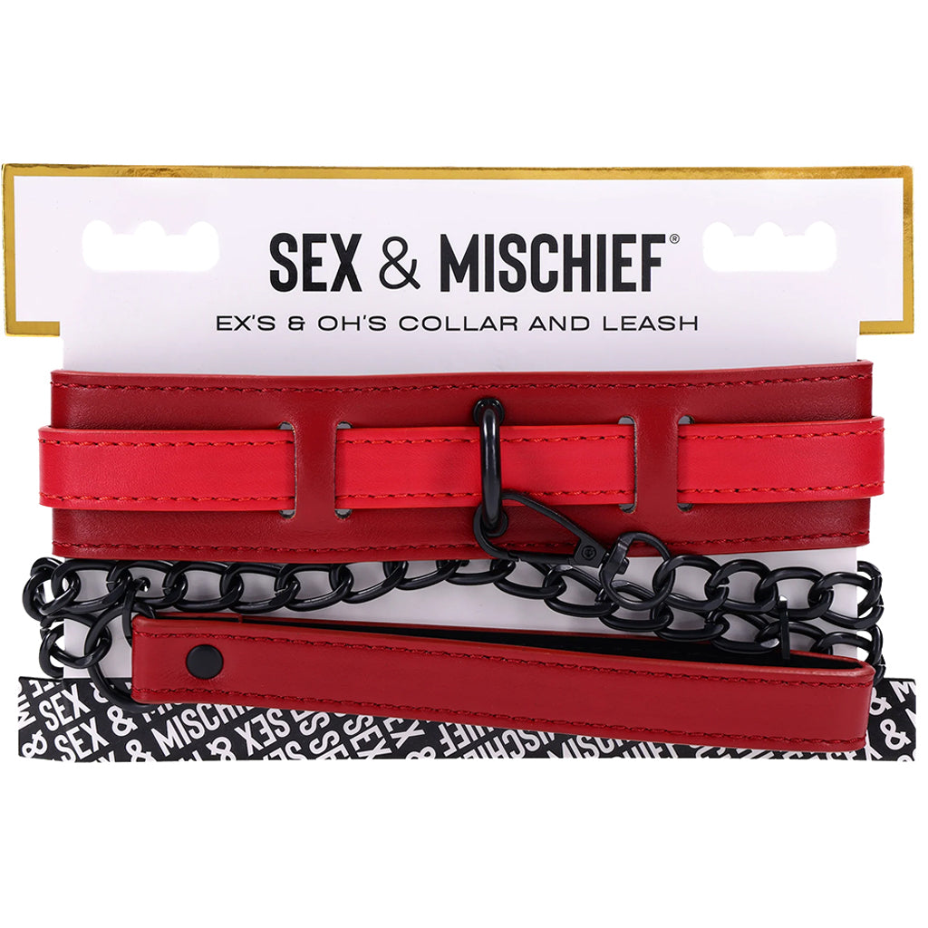 Ex's & Oh's Collar & Leash - Tophatter's Adult Sex Toys Online Bondage and Fetish > Leashes and Collars - Tophatter Daily Deals