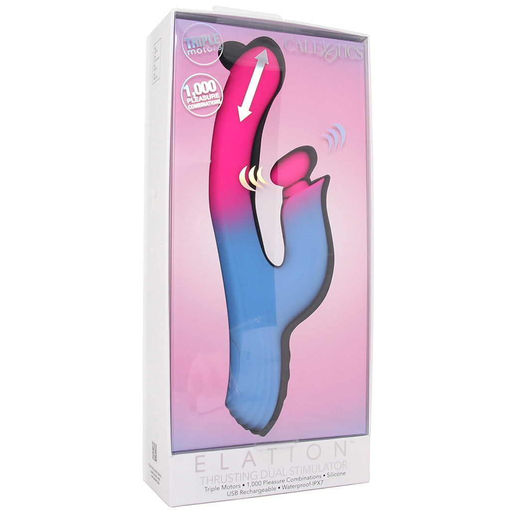 Elation Thrusting Rabbit Vibe - Tophatter's Vibrator Deals Online Vibrators > Rabbit Vibrators - Tophatter Daily Deals