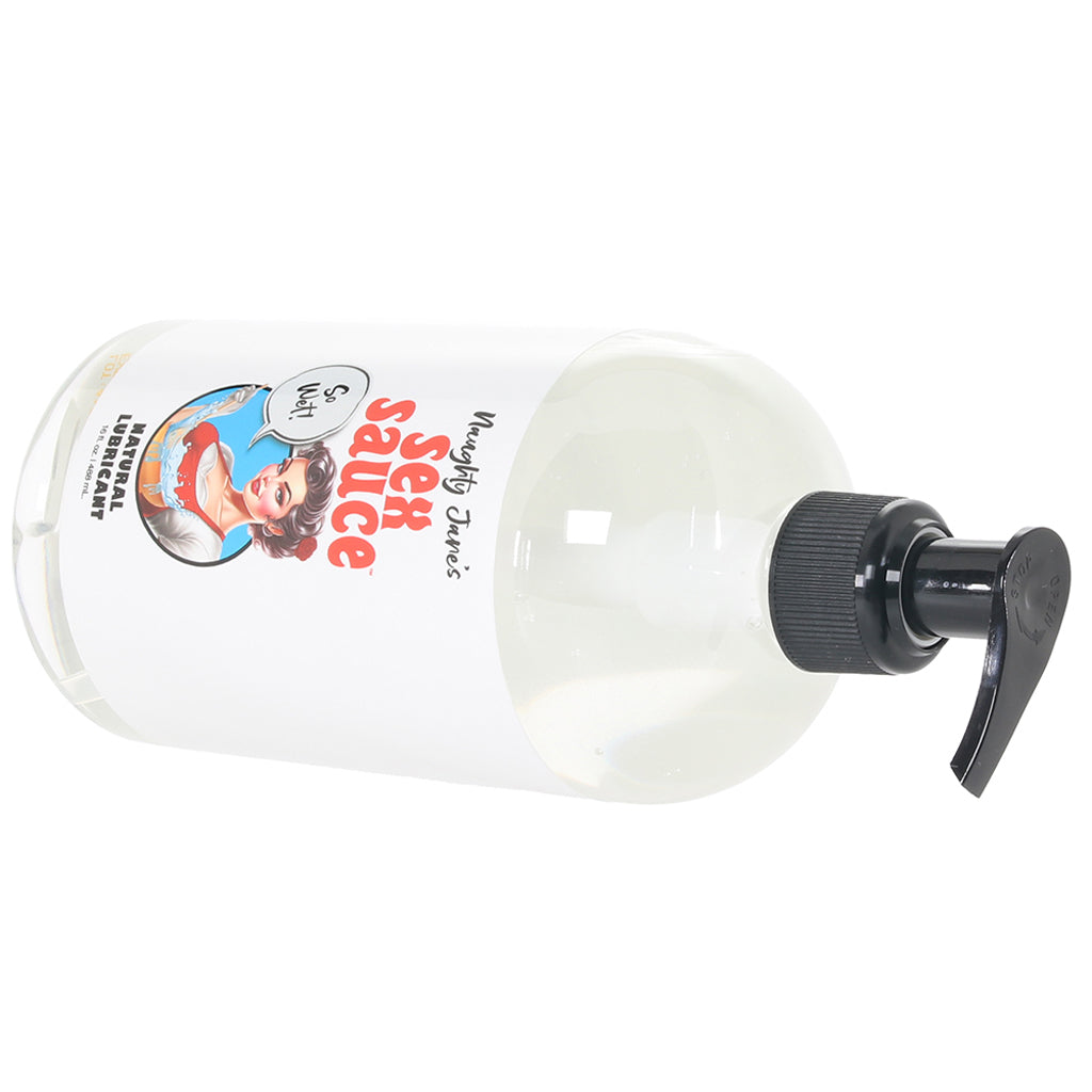 Naughty Jane's Sex Sauce Natural Lubricant in 16oz/488ml Lubes and Lotions > Water Based Sex Lubes - Tophatter Daily Deals