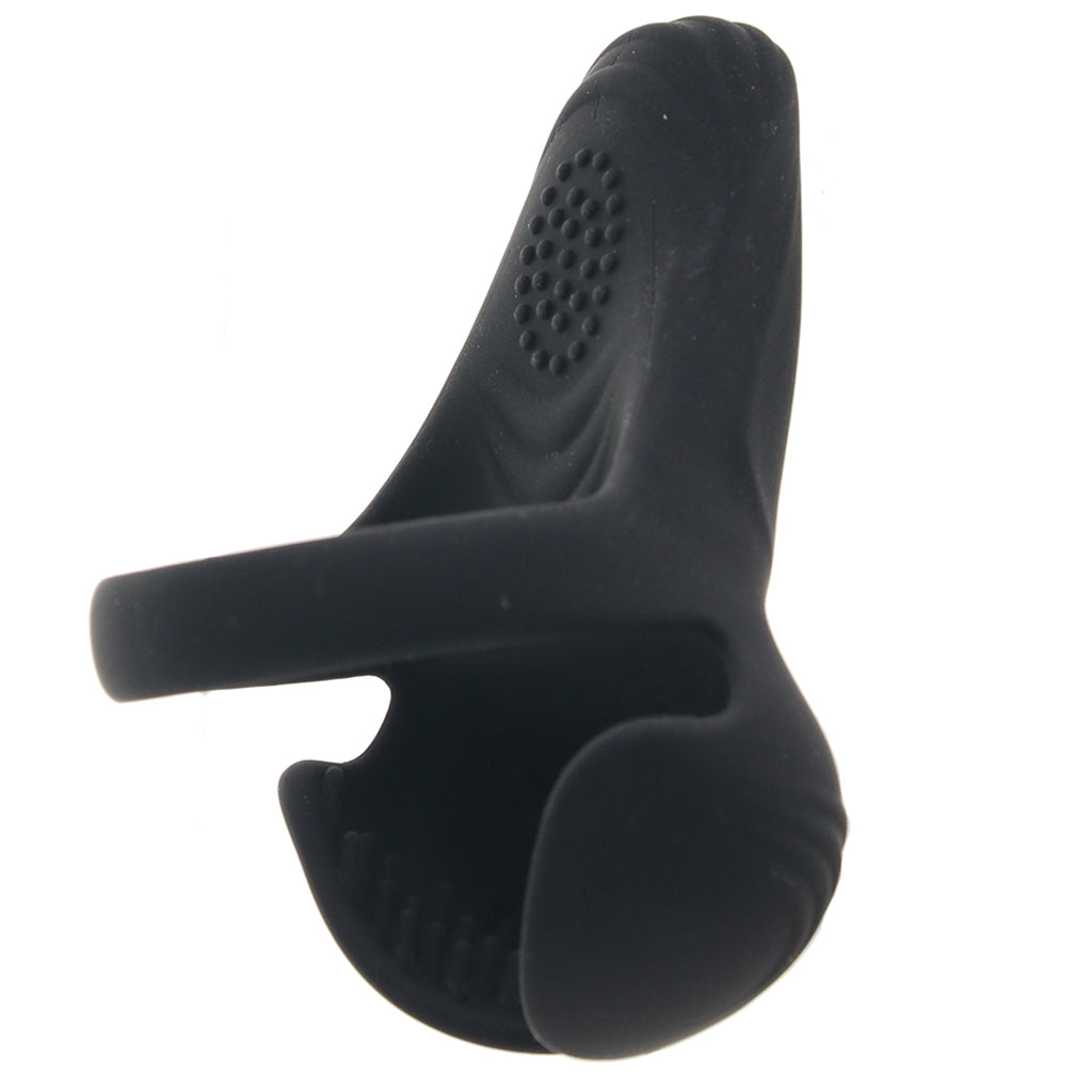 Trinity Men Cock & Ball Ring With Taint Stim Cock Rings - Tophatter Daily Deals