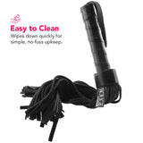 Short Suede Flogger in Black Bondage and Fetish > Whips and Crops - Tophatter Daily Deals