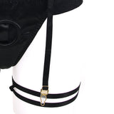 Bedroom Bliss Belle Panty Harness & Garter in Large - Tophatter's Adult Sex Toys Online Dildo Sex Toys > Strap-On and Harnesses - Tophatter Daily Deals