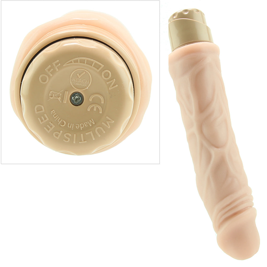 Dr. Skin 8.5 Inch Vibe 10 in Beige Vibrators > Realistic Vibrator Dildos - Tophatter Daily Deals
