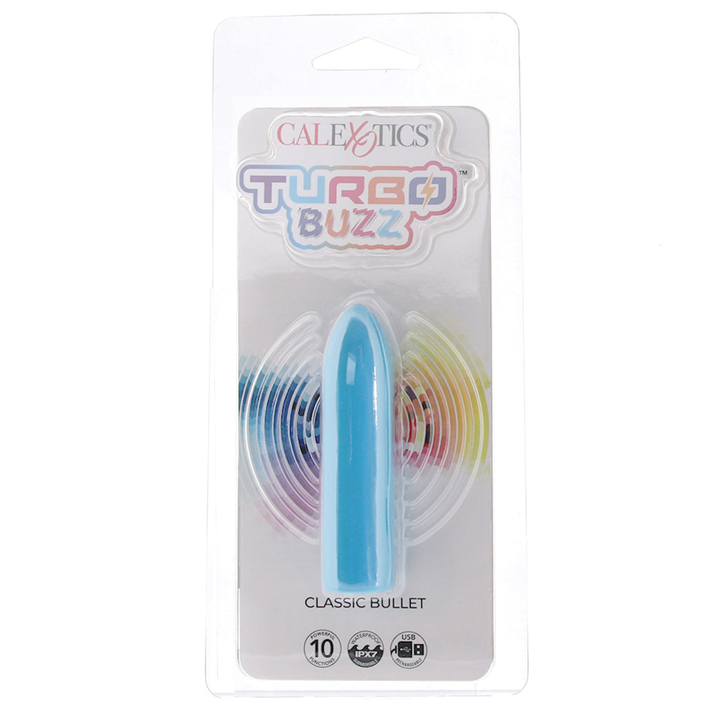Turbo Buzz Classic Bullet Vibe in Blue Vibrators > Bullet and Egg Vibrators - Tophatter Daily Deals