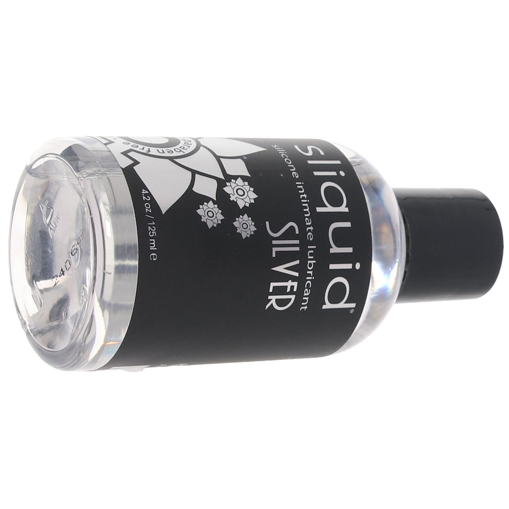 Silver Silicone Intimate Lubricant in 4.2oz/125ml Lubes and Lotions > Silicone Based Sex Lubes - Tophatter Daily Deals