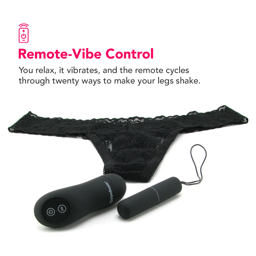 Fetish Fantasy Ltd Remote Panties in Black Vibrators > Wearable & Panty Vibrators - Tophatter Daily Deals