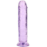 RealRock Crystal Clear Jelly 7 Inch Dildo in Purple Dildo Sex Toys > Realistic Dildos - Tophatter Daily Deals