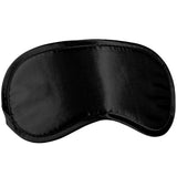 Black & White Satin Eye Mask Bondage and Fetish > Pleasure Masks and Dress Up Play - Tophatter Daily Deals