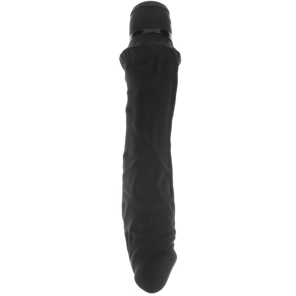 PowerCock 8 Inch Girthy Realistic Vibe in Black Vibrators > Realistic Vibrator Dildos - Tophatter Daily Deals