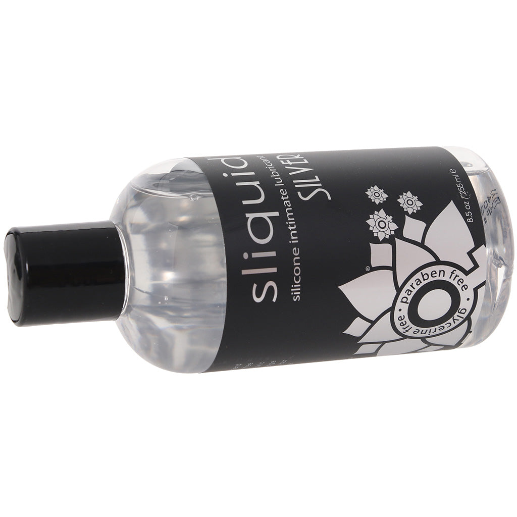 Silver Silicone Intimate Lubricant in 8.5oz/255ml Lubes and Lotions > Silicone Based Sex Lubes - Tophatter Daily Deals