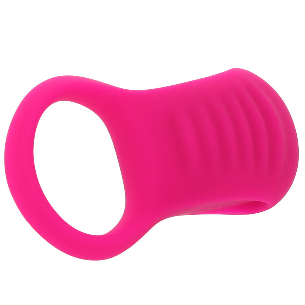 Basic Essentials Ridge Rider Vibrating Cock Ring Cock Rings - Tophatter Daily Deals