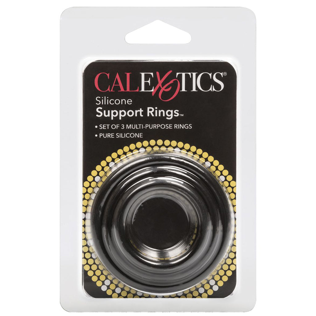 Silicone Support Rings in Black Cock Rings - Tophatter Daily Deals