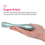 Teardrop Waterproof Probe Vibe in Green Vibrators > Traditional Vibrators - Tophatter Daily Deals