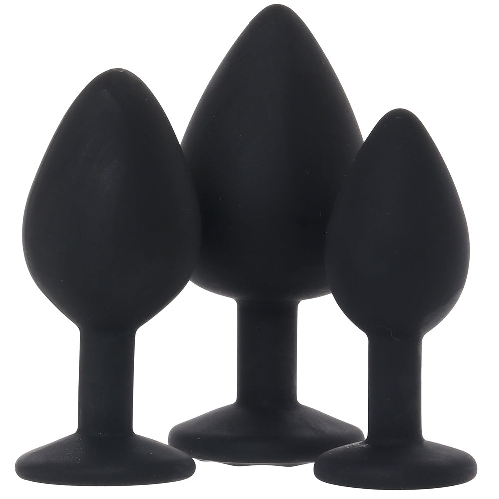 Gemsations Round Gem Silicone Anal Training Kit - Tophatter's Adult Sex Toys Online Anal Sex Toys > Butt Plugs - Tophatter Daily Deals