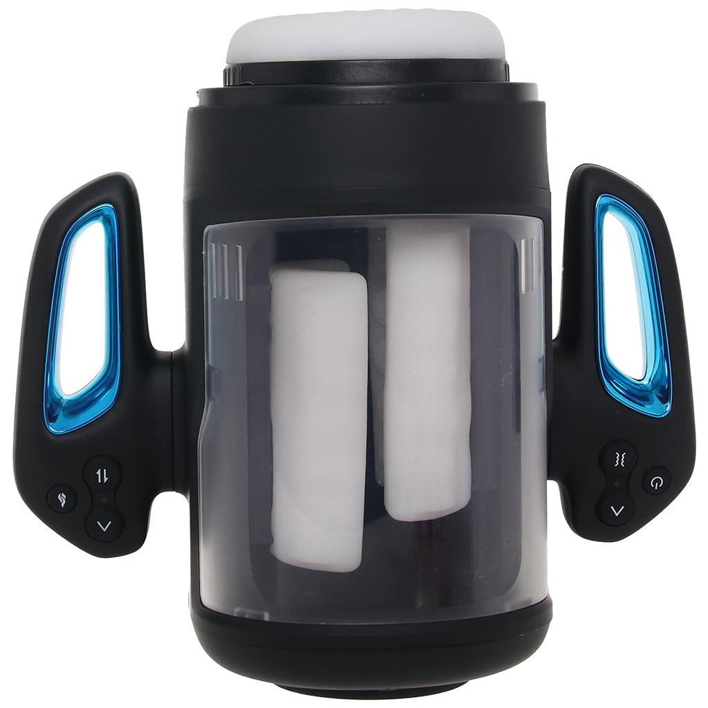 Cyber Milker Stroking & Vibrating Masturbator - Tophatter's Adult Sex Toys Online Male Masturbators > Auto Strokers - Tophatter Daily Deals