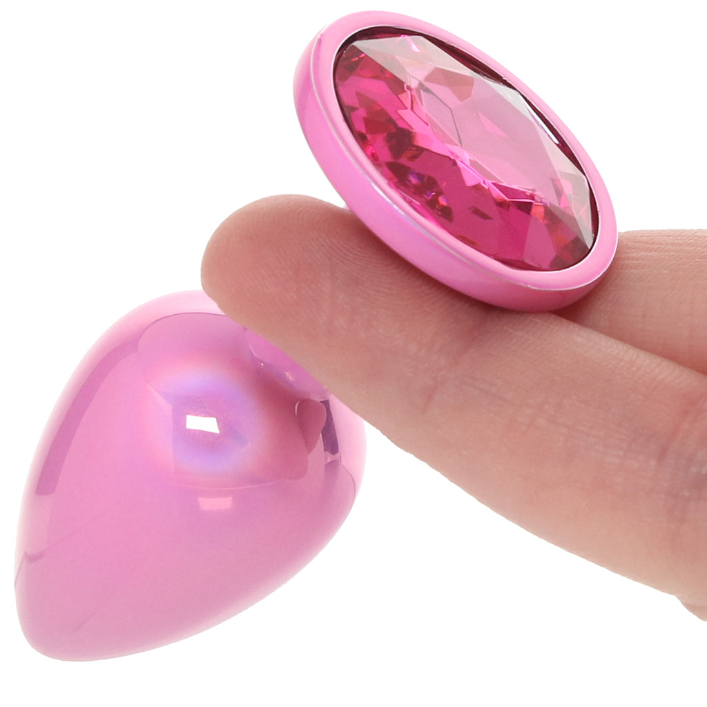 Ouch! Paris Collection Metal Anal Plug Set in Pink - Tophatter's Adult Sex Toys Online Anal Sex Toys > Butt Plugs - Tophatter Daily Deals