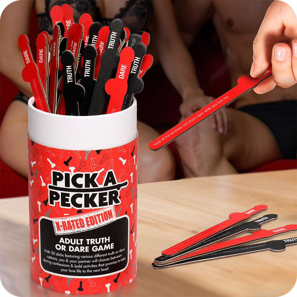 Pick-A-Pecker X-Rated Edition Truth or Dare Game - Tophatter's Adult Sex Toys Online Sensual Love > Games - Tophatter Daily Deals
