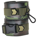 Ouch! Army Themed Wrist Cuffs Bondage and Fetish > Wrist and Ankle Cuffs - Tophatter Daily Deals