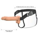 Fantasy X-tensions 8 Inch Hollow Strap-On Vibe in Light Male Enhancement > Extenders and Sleeves - Tophatter Daily Deals