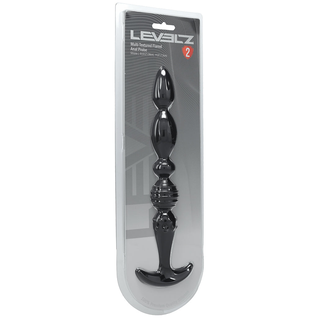 LEVELZ Multi Textured Flared Anal Probe Anal Sex Toys > Anal Beads - Tophatter Daily Deals