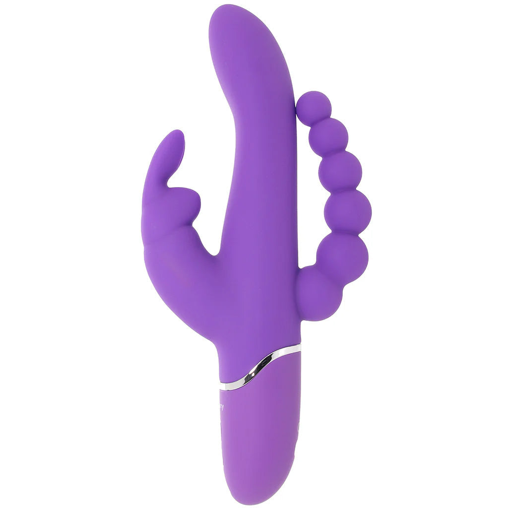 PinkCherry Triple Rabbit Vibe in Purple Vibrators > Rabbit Vibrators - Tophatter Daily Deals