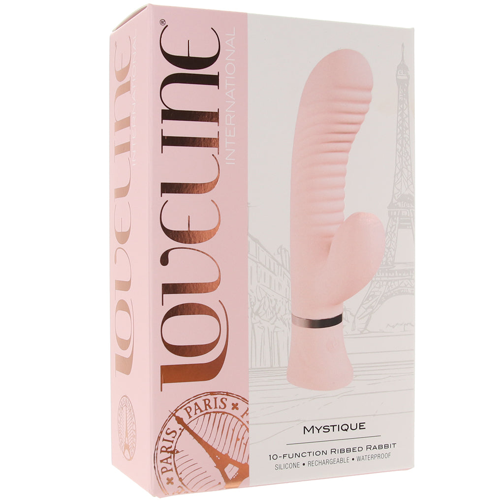 Loveline Mystique Ribbed Mini Rabbit Vibe Vibrators > Rabbit Vibrators - Tophatter Daily Deals