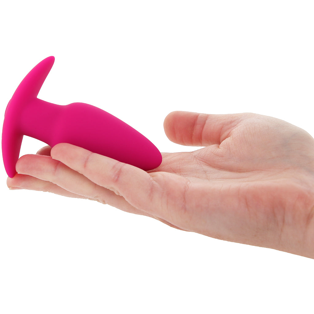 Basic Essentials Vibrating Tapered Plug Anal Sex Toys > Butt Plugs - Tophatter Daily Deals