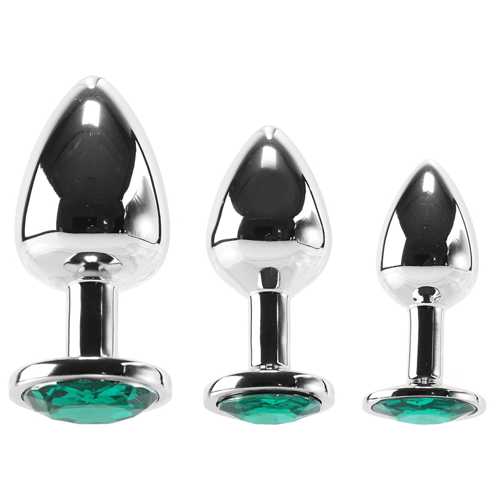 Booty Sparks Emerald Gem Anal Plug Set Anal Sex Toys > Butt Plugs - Tophatter Daily Deals