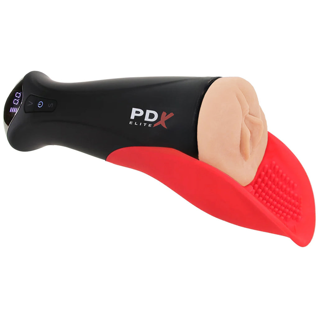 PDX Elite Fap-O-Matic Pro XL Suction Stroker in Light - Tophatter's Adult Sex Toys Online Male Masturbators > Auto Strokers - Tophatter Daily Deals