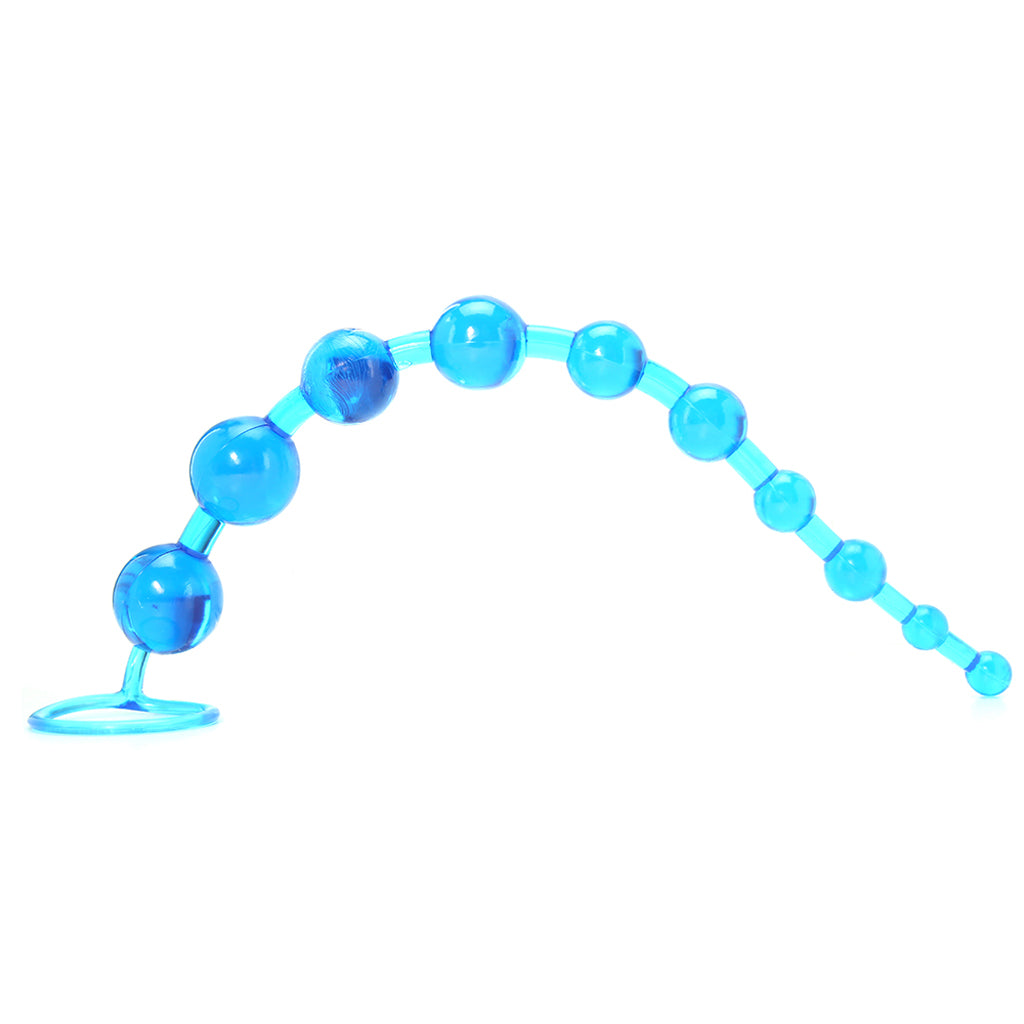 X-10 Anal Beads in Blue - Tophatter's Adult Products Anal Sex Toys > Anal Beads - Tophatter Daily Deals