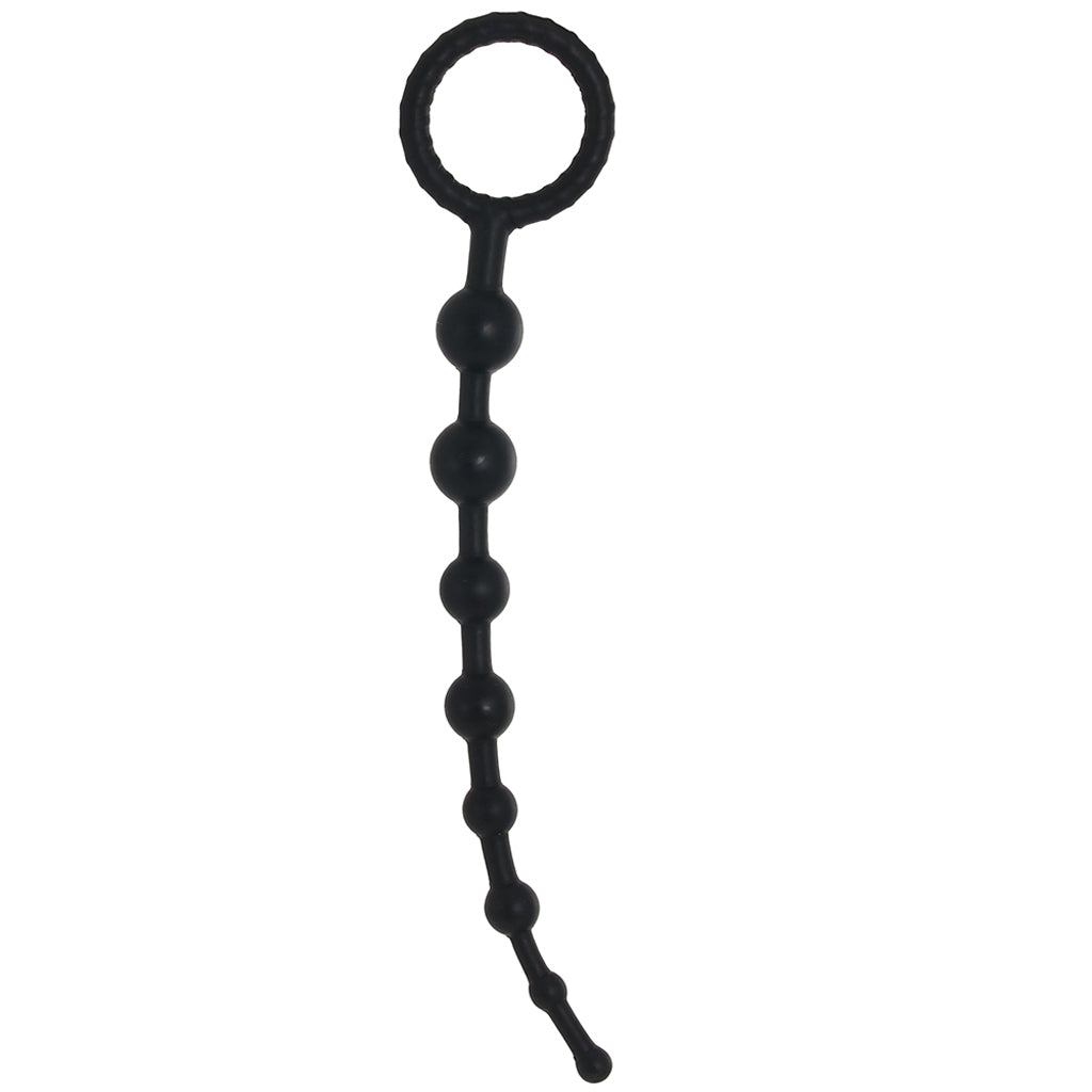 PinkCherry Graduated Anal Beads in Black - Tophatter's Adult Products Anal Sex Toys > Anal Beads - Tophatter Daily Deals