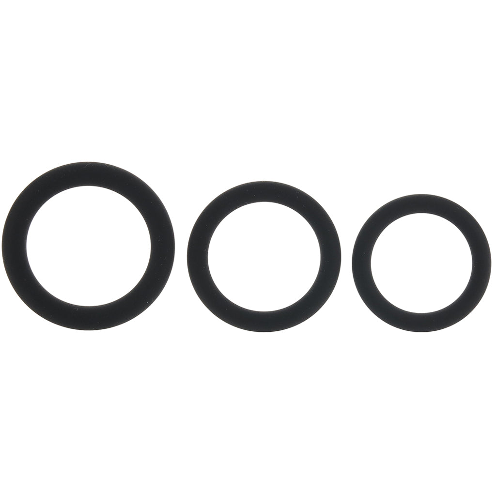 Renegade 3 Piece Slim Rings - Tophatter's Adult Sex Toys Online Cock Rings - Tophatter Daily Deals