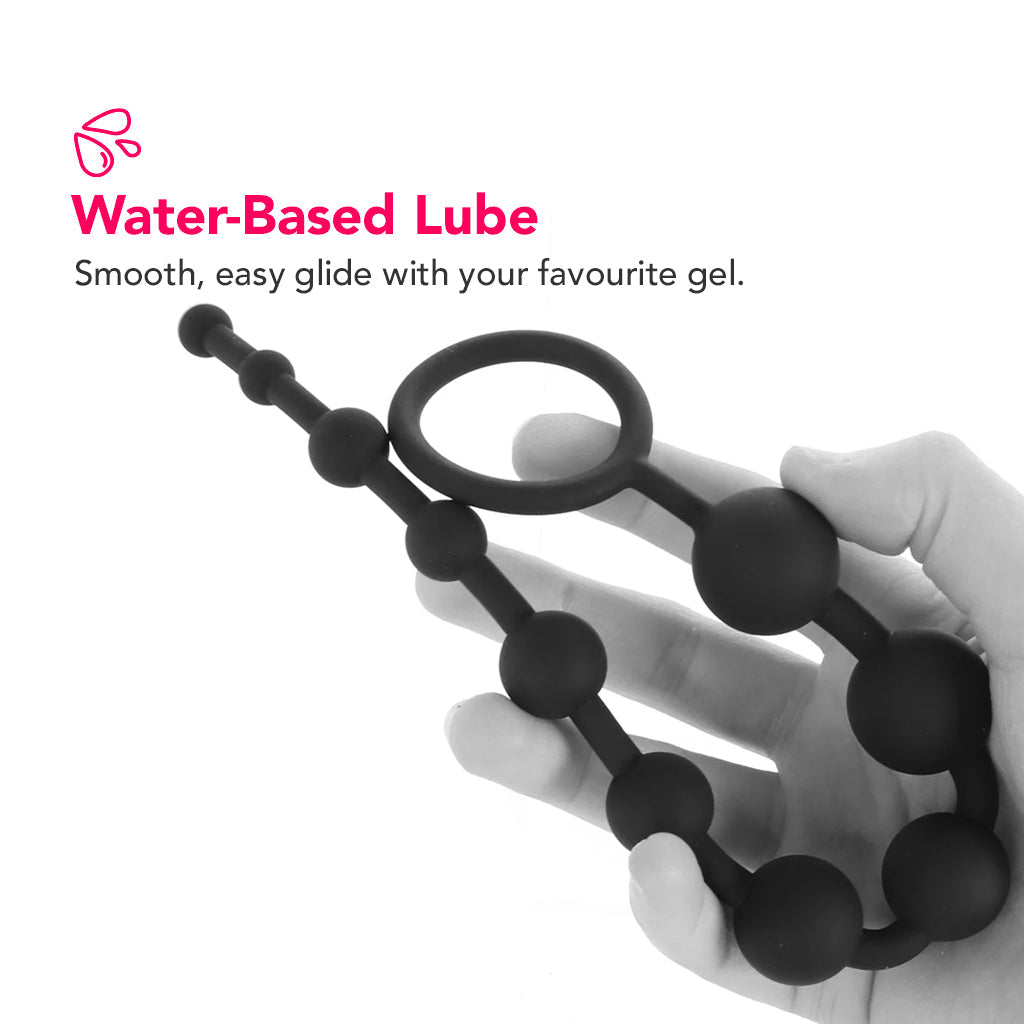 Anal Adventures Platinum Silicone Anal Beads Anal Sex Toys > Anal Beads - Tophatter Daily Deals