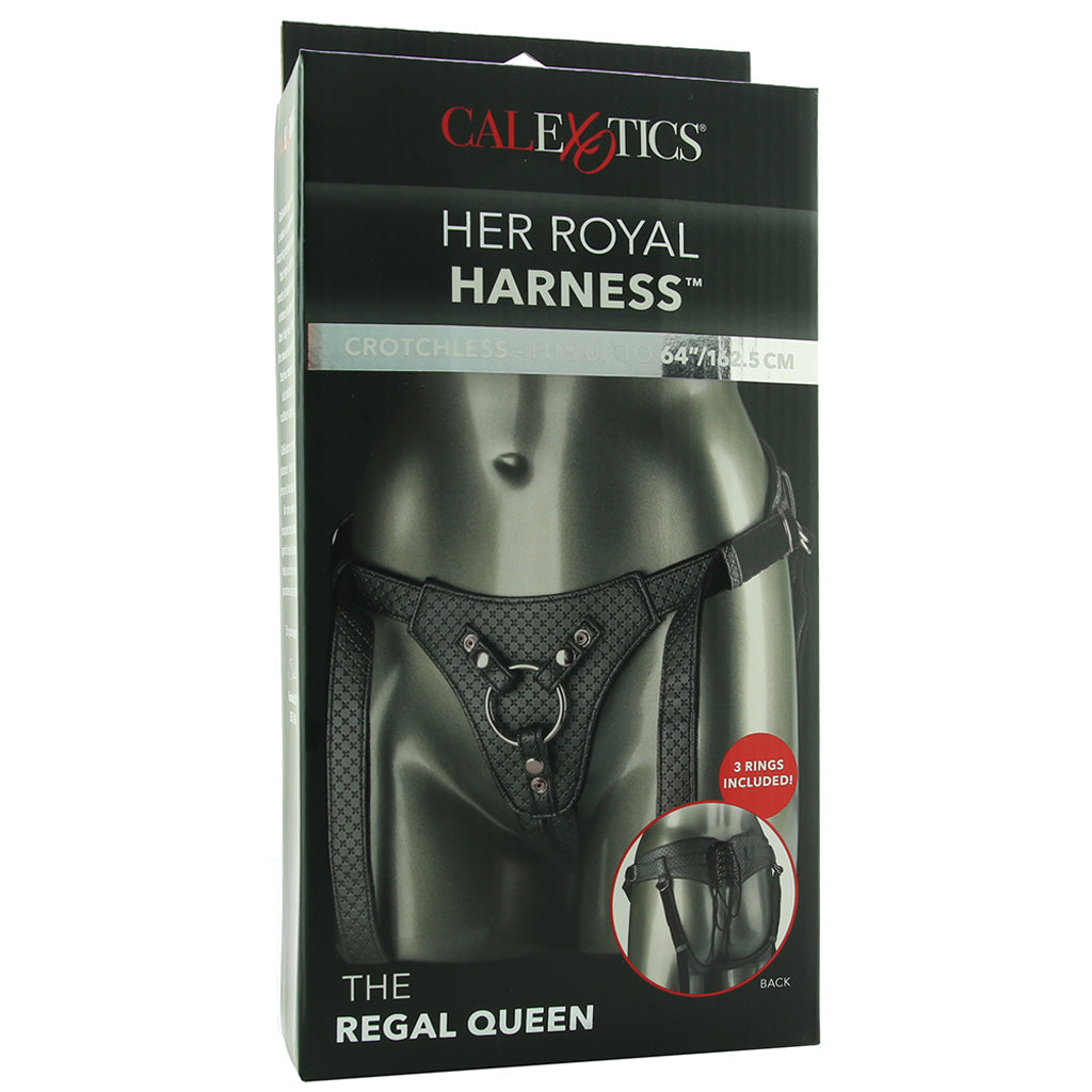 Her Royal Harness The Regal Queen in Pewter - Tophatter's Adult Products Dildo Sex Toys > Strap-On and Harnesses - Tophatter Daily Deals