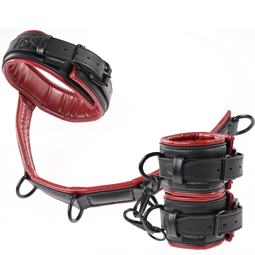 Saffron Neck & Wrist Restraints - Tophatter's Adult Products Bondage and Fetish > Leashes and Collars - Tophatter Daily Deals