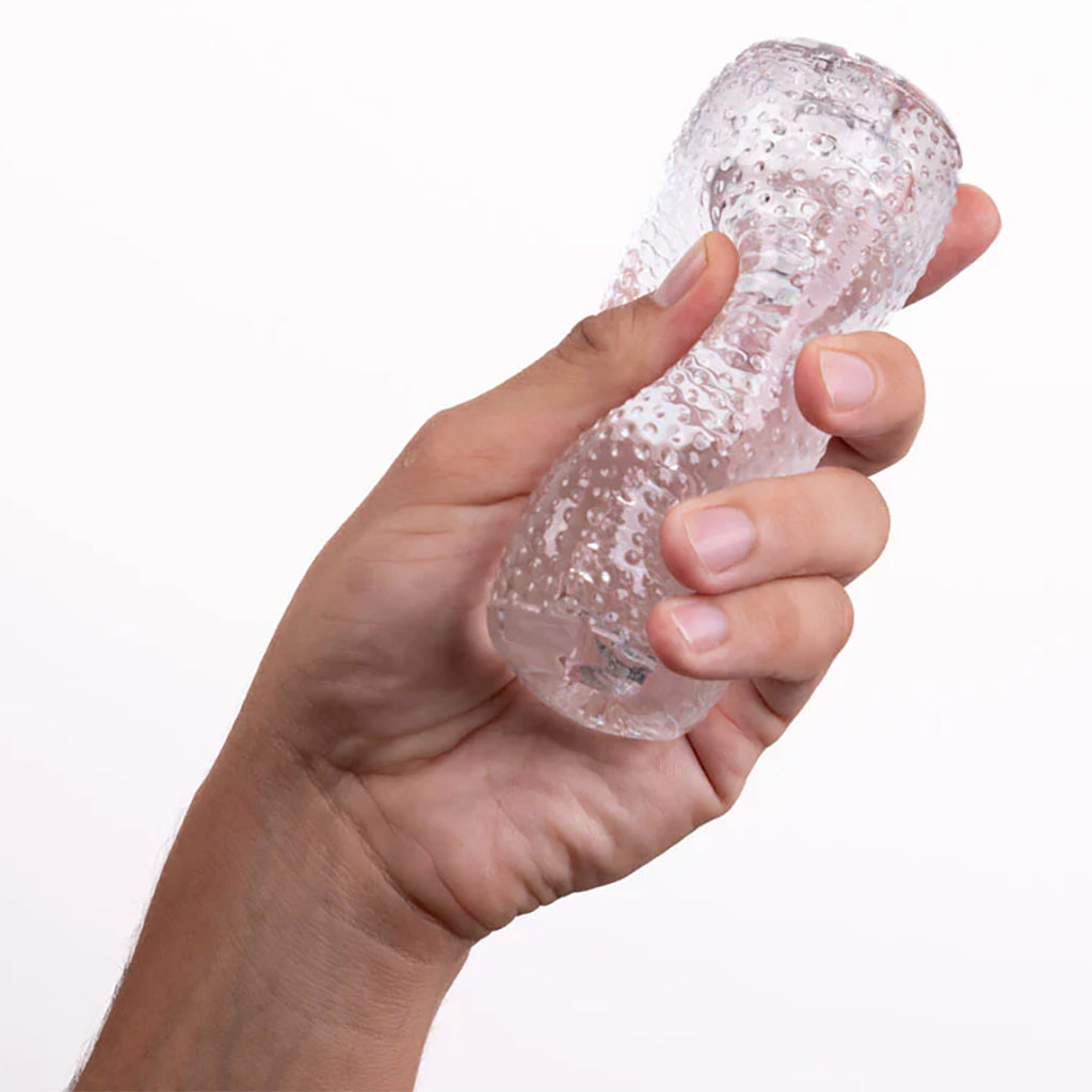 Royce Crystal Masturbator in Clear - Tophatter's Adult Products Male Masturbators > Pocket Strokers - Tophatter Daily Deals