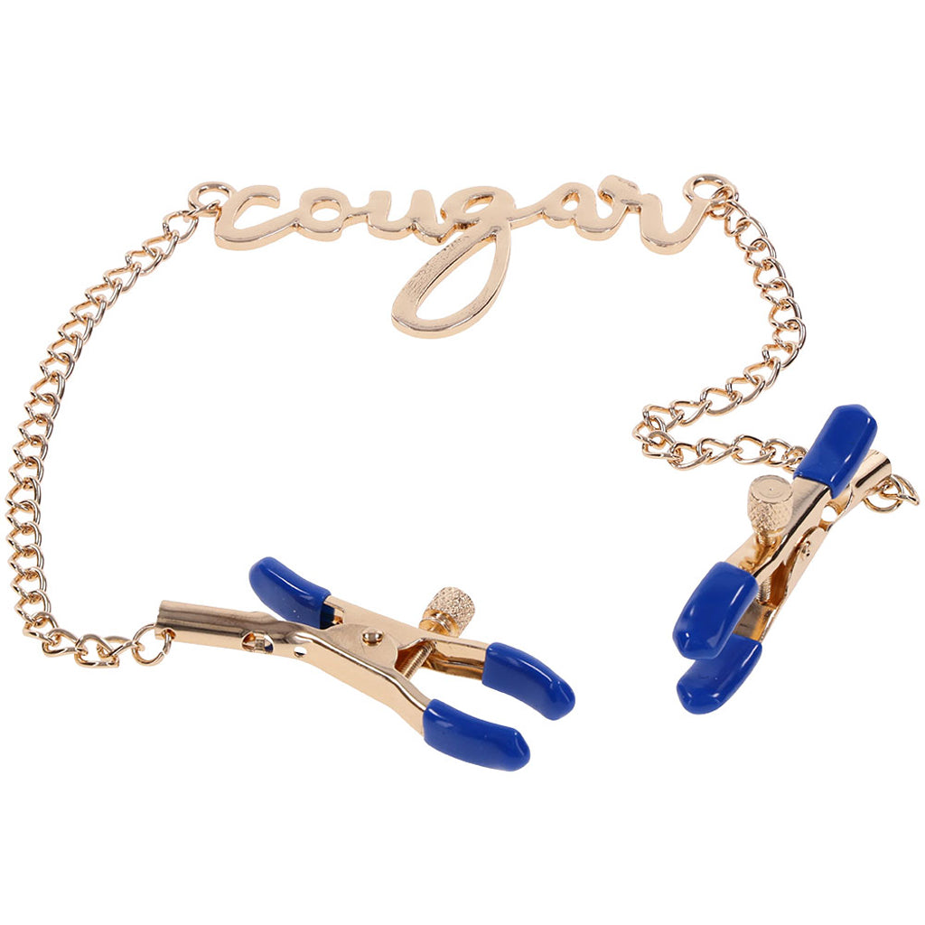 Sex & Mischief Cougar Nipple Clamps - Tophatter's Adult Sex Toys Online Bondage and Fetish > Nipple Stimulators & Clamps - Tophatter Daily Deals