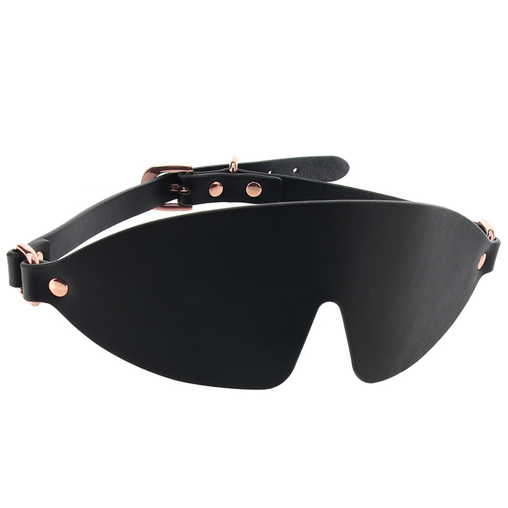 Bondage Couture Blindfold in Rose Gold Bondage and Fetish > Pleasure Masks and Dress Up Play - Tophatter Daily Deals