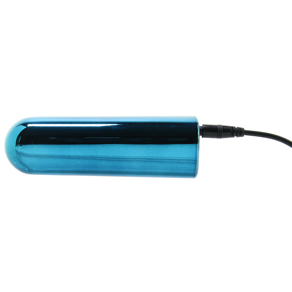 Glam Rechargeable Bullet Vibe in Blue - Tophatter's Adult Sex Toys Online Vibrators > Bullet and Egg Vibrators - Tophatter Daily Deals