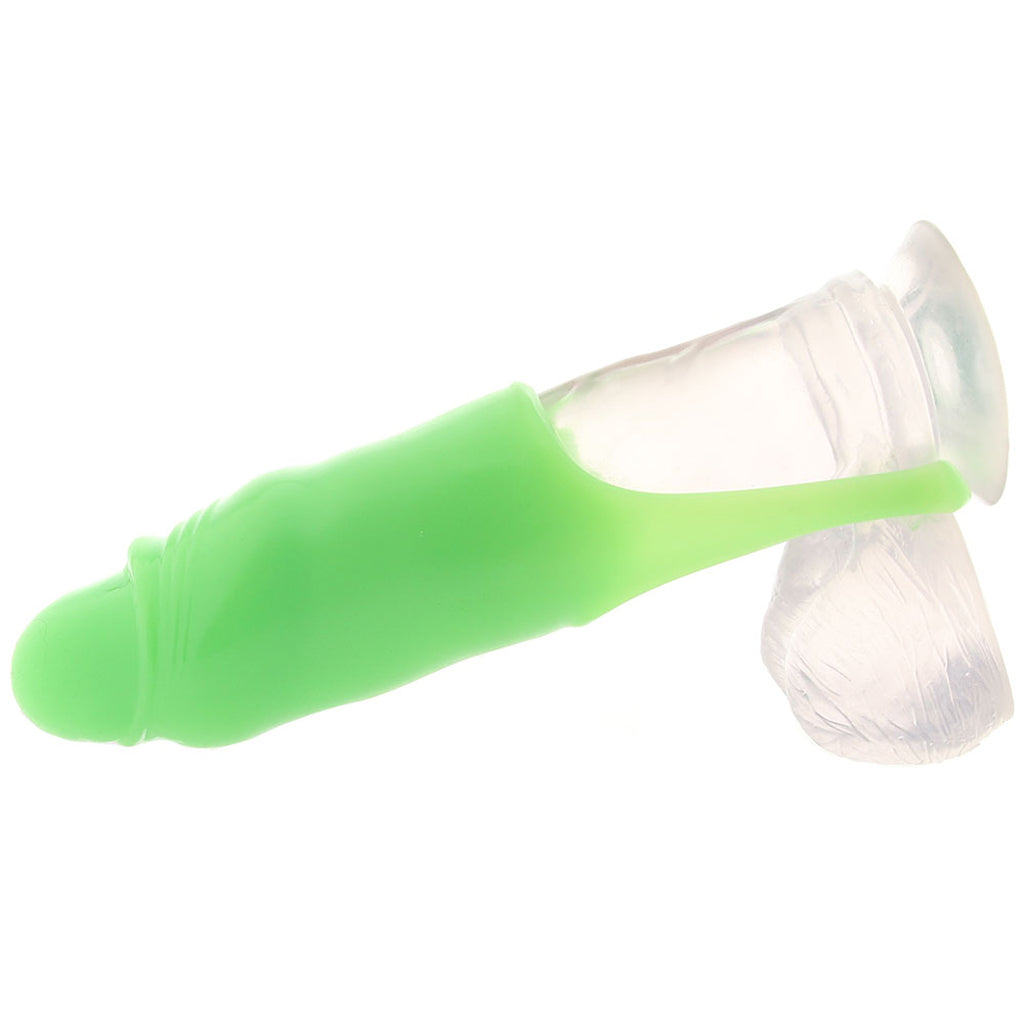 Ouch! Glow In The Dark Thick Smooth Penis Sleeve - Tophatter's Adult Products Male Enhancement > Extenders and Sleeves - Tophatter Daily Deals