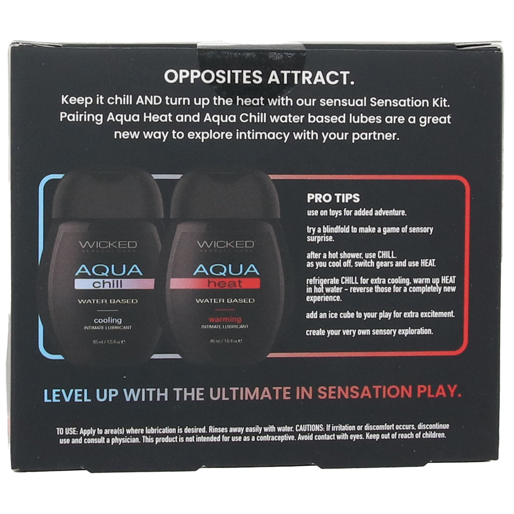Chill + Heat Sensation Lube Kit Lubes and Lotions > Water Based Sex Lubes - Tophatter Daily Deals