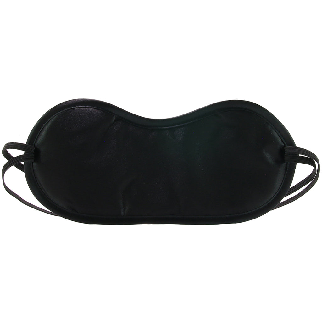 Sex & Mischief Satin Blindfold in Black Bondage and Fetish > Pleasure Masks and Dress Up Play - Tophatter Daily Deals