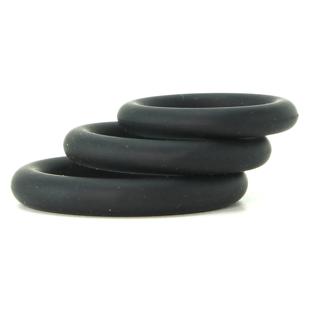 Ram Silicone Cock Rings #3 in Black Cock Rings - Tophatter Daily Deals